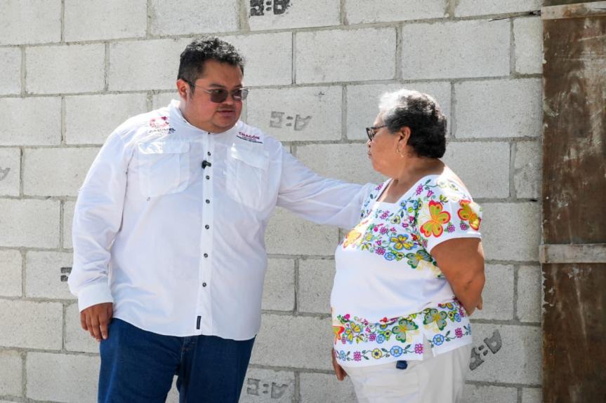 Chacón supervisa avance de la barda perimetral de la Unidad Deportiva&nbsp;Revolución