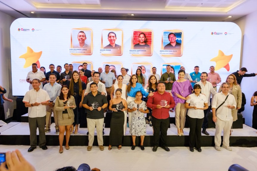 Reconocen Mara Lezama y Ana Paty Peralta el talento de 44 estrellas que hacen brillar al turismo en&nbsp;Cancún